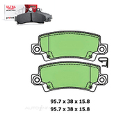 Rear Brake Pad Set FOR Toyota Corolla Ascent Seca ZZE122R 2002-2006 DB1920 