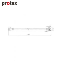 Protex Brake Hose H1154