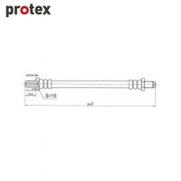 Protex Brake Hose H1164