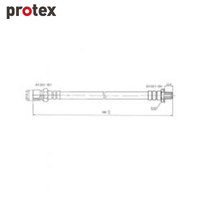 Protex Brake Hose H1176