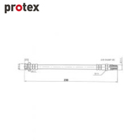 Protex Brake Hose H1212