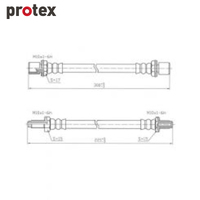 Protex Brake Hose H1319