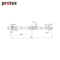 Protex Brake Hose H1321