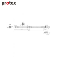 Protex Brake Hose H1336