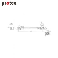 Protex Brake Hose H1363