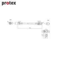 Protex Brake Hose H1367