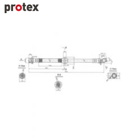 Protex Brake Hose H1369