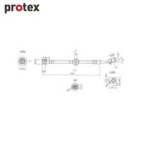 Protex Brake Hose H1443