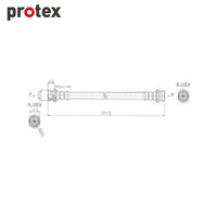 Protex Brake Hose H1555