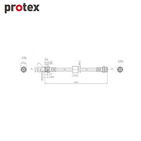 Protex Brake Hose H1601