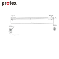 Protex Brake Hose H1620