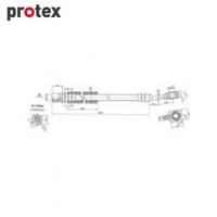 Protex Brake Hose H1641