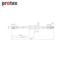 Protex Brake Hose H1662