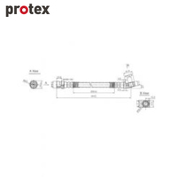 Protex Brake Hose H1677