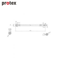 Protex Brake Hose H1717