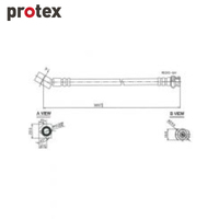 Protex Brake Hose H1718