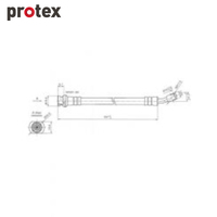 Protex Brake Hose H1795