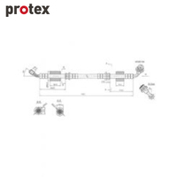 Protex Brake Hose H1796