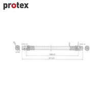 Protex Brake Hose H1813