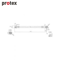 Protex Brake Hose H1818