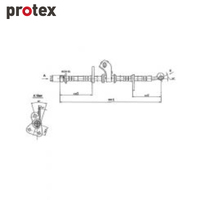 Protex Brake Hose H1836