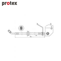 Protex Brake Hose H1887