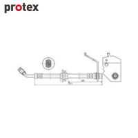 Protex Brake Hose H1888