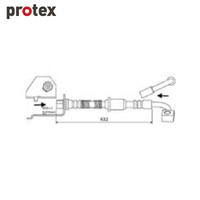 Protex Brake Hose H1906