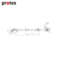 Protex Brake Hose H1916