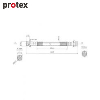 Protex Brake Hose H1953