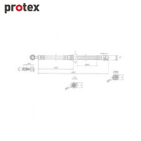 Protex Brake Hose H3035