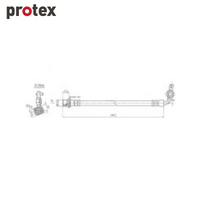 Protex Brake Hose H3449