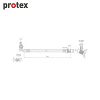 Protex Brake Hose H3450