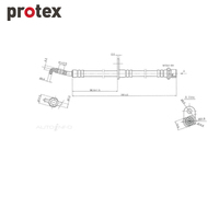 Protex Brake Hose H3479