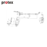 Protex Brake Hose H3504