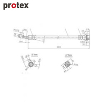 Protex Brake Hose H3512