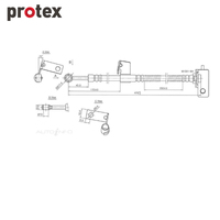 Protex Brake Hose H3529