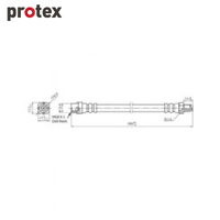 Protex Brake Hose H3641