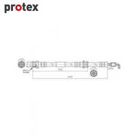 Protex Brake Hose H3686