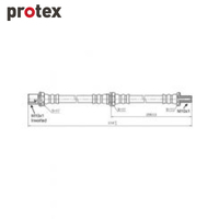 Protex Brake Hose H3758