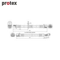 Protex Brake Hose H3787