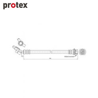 Protex Brake Hose H3801