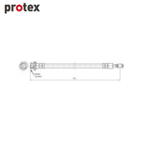 Protex Brake Hose H3807