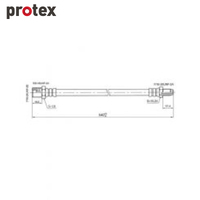 Protex Brake Hose H430