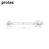 Protex Brake Hose H543