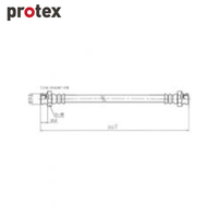 Protex Brake Hose H757