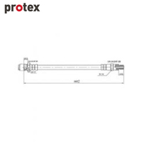 Protex Brake Hose H841