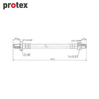 Protex Brake Hose H855