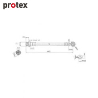 Protex Brake Hose H997