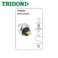TRIDON OIL PRESSURE SWITCH (LIGHT) TPS008